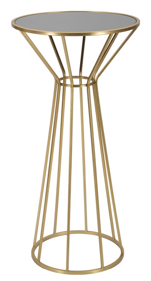 Glam sidebord i metal og MDF – 50x100 cm