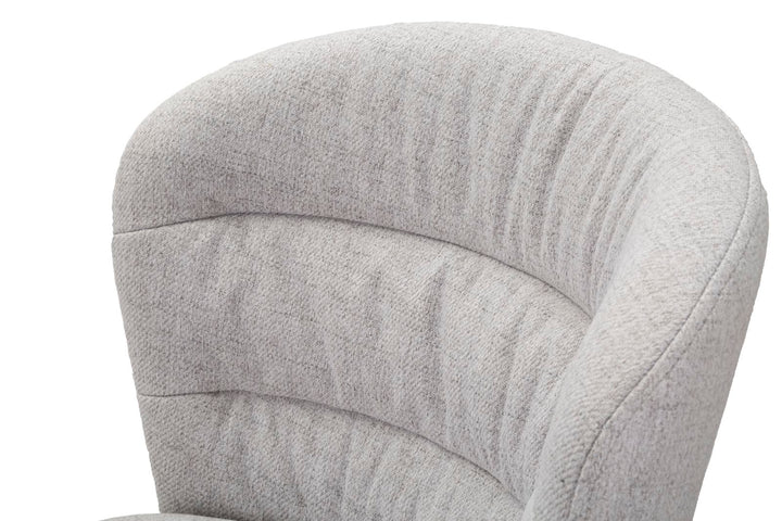 Glam barstol i træ, metal, stof – 52x59x108 cm