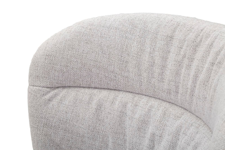 Glam stol i træ, metal, stof – 58x60x5 cm