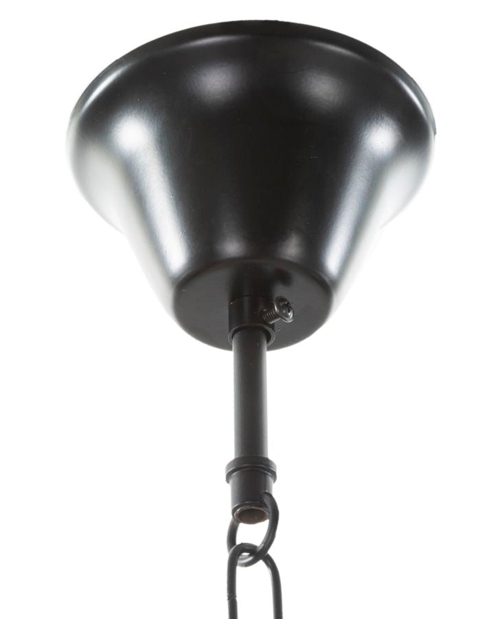 Boho chic lampe i jern og reb – 64x90 cm