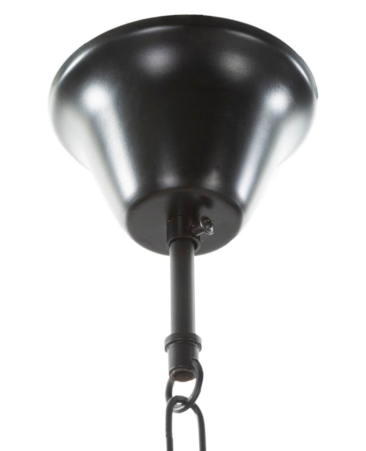 Boho chic lampe i jern og reb – 64x90 cm