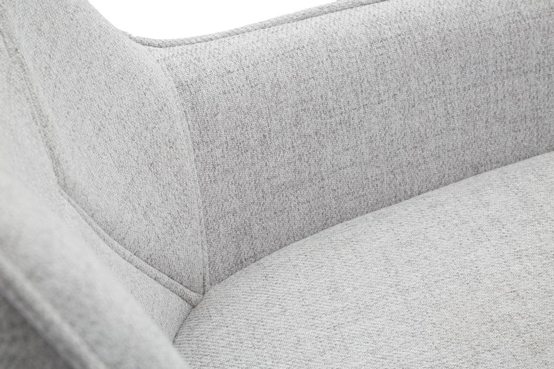 Glam barstol i træ, metal og stof – 55x55x109 cm