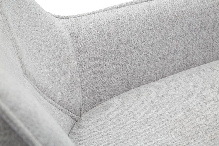 Glam barstol i træ, metal og stof – 55x55x109 cm