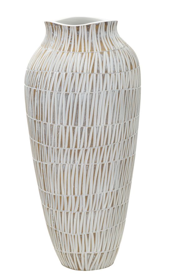 Moderne vase i polyresin – 23x50 cm