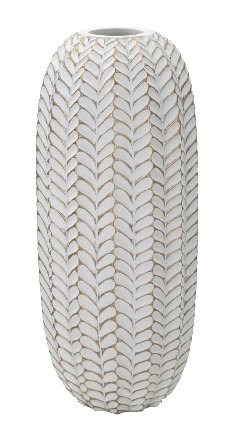 Moderne vase i polyresin – 18x5x46 cm