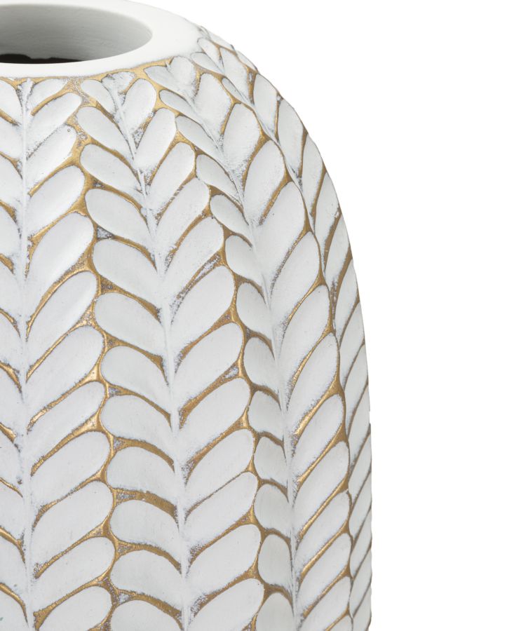 Moderne vase i polyresin – 18x5x46 cm