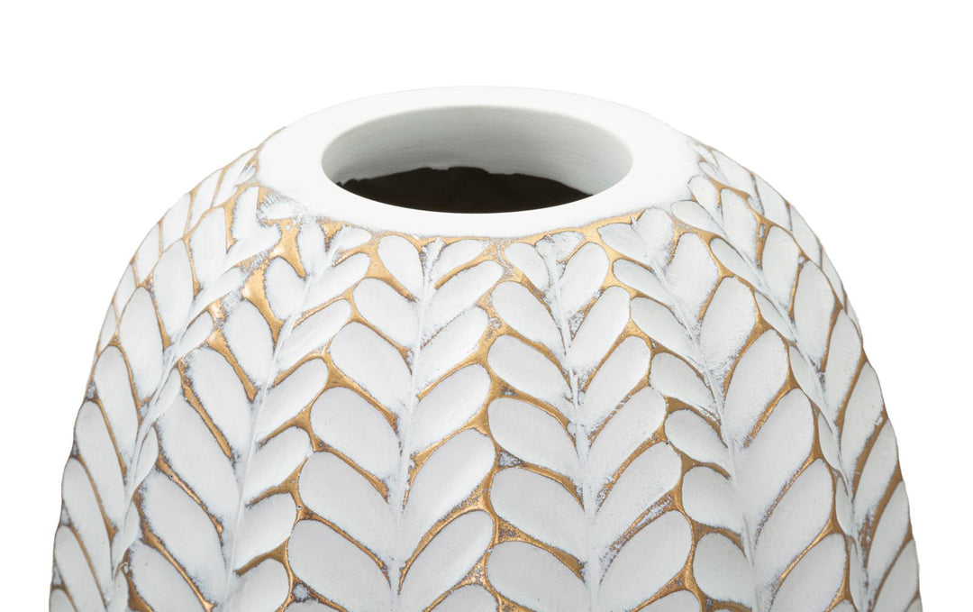 Moderne vase i polyresin – 18x5x46 cm