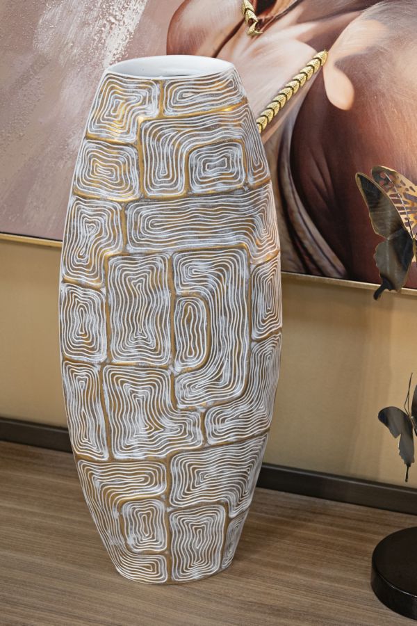 Moderne vase i polyresin – 24x11x5 59x5 cm