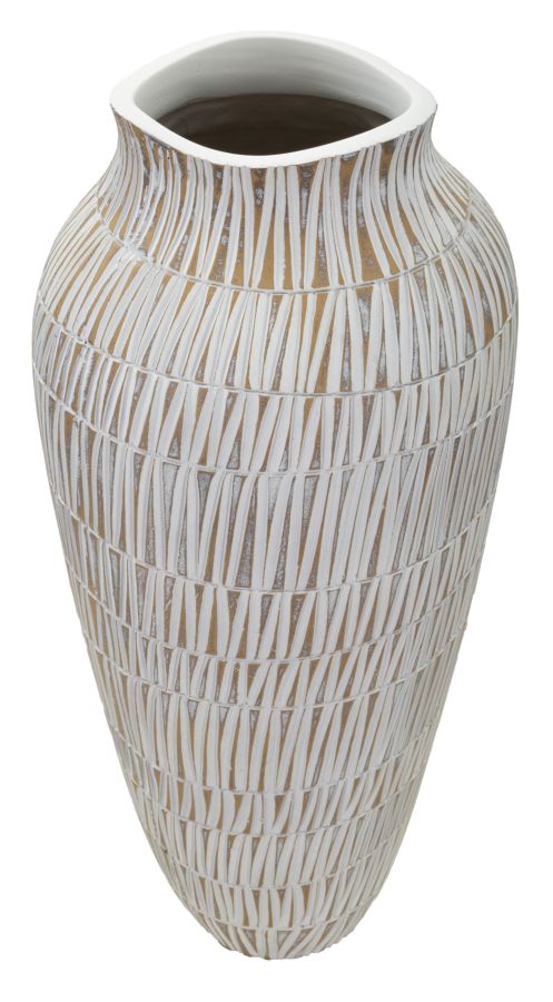 Moderne vase i polyresin – 23x50 cm