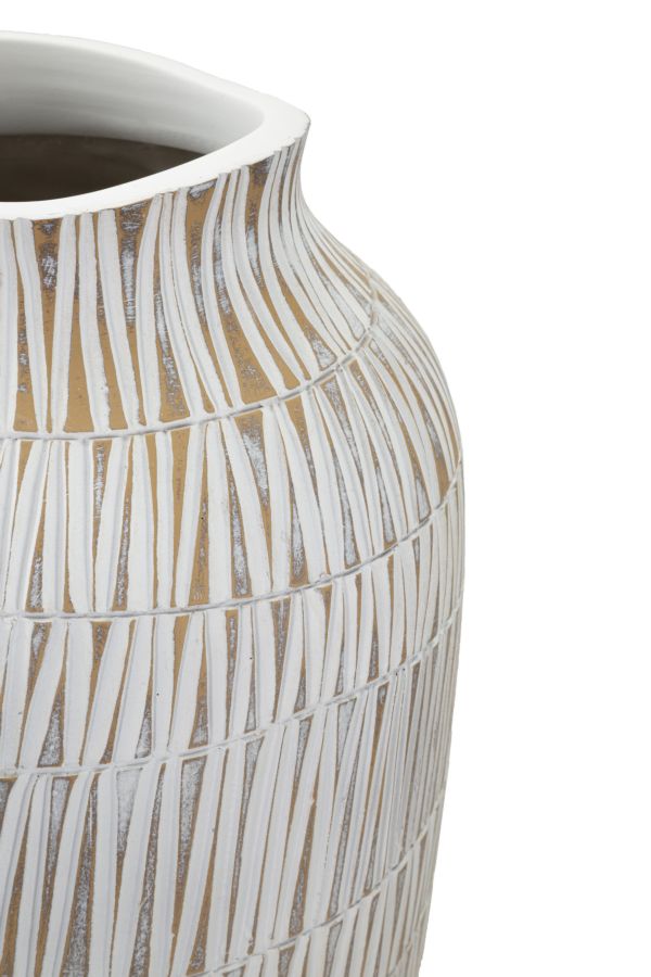Moderne vase i polyresin – 23x50 cm
