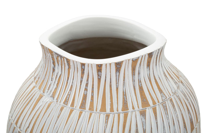 Moderne vase i polyresin – 23x50 cm