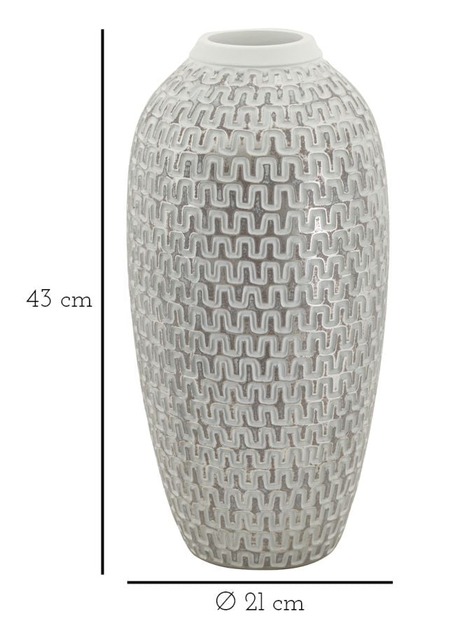 Moderne vase i polyresin – 21x43 cm