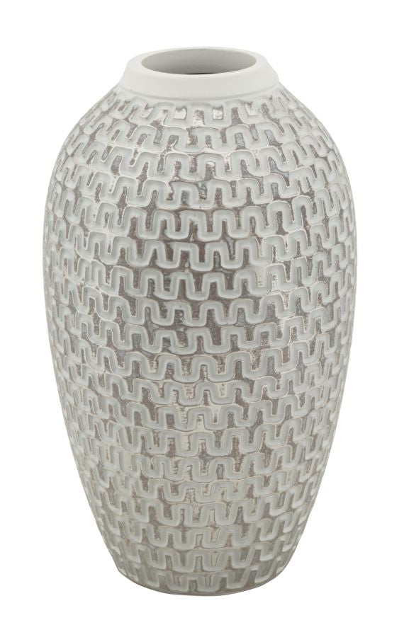 Moderne vase i polyresin – 19x5x34 cm