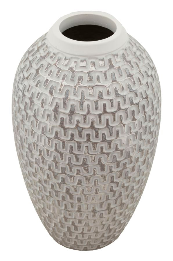 Moderne vase i polyresin – 19x5x34 cm