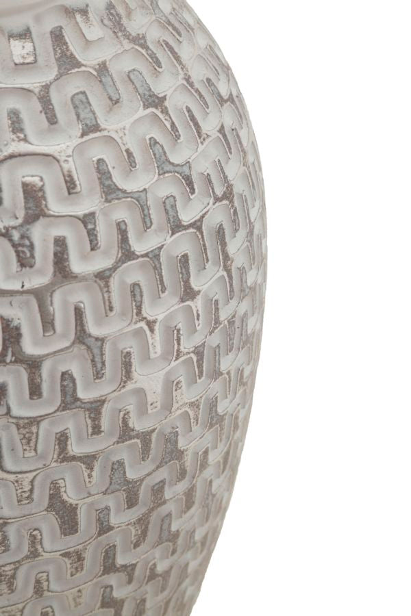 Moderne vase i polyresin – 19x5x34 cm