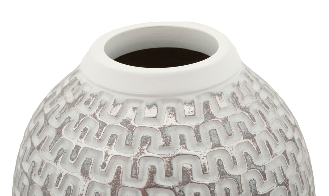 Moderne vase i polyresin – 19x5x34 cm