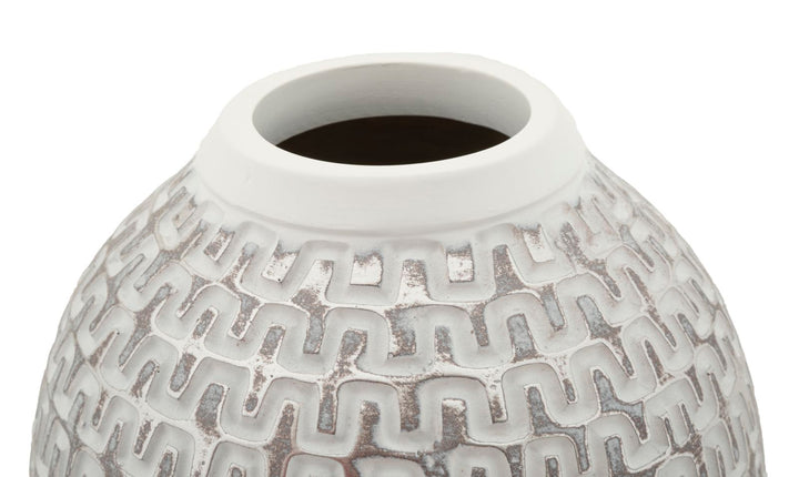 Moderne vase i polyresin – 19x5x34 cm