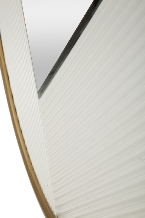 Spejl i MDF, jern – 80x4 cm