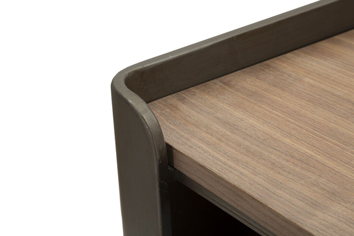 Tv-møbel i træ og jern – 150x42x58 cm