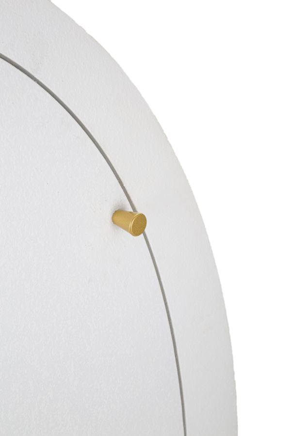 Skab i mdf og jern – 60x32x133 cm