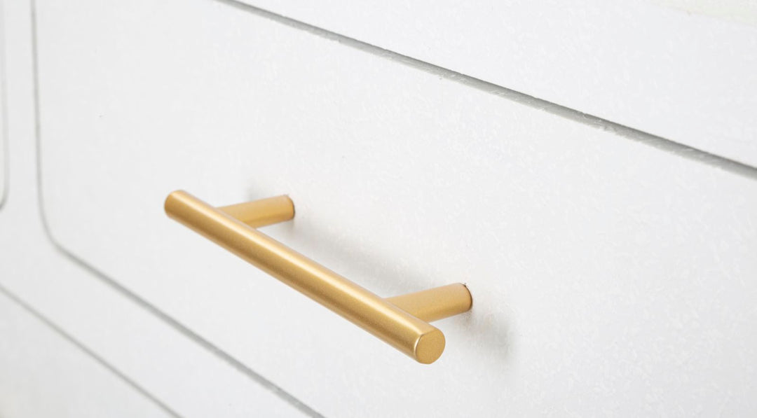 Konsolbord i mdf og jern – 110x40x80 cm