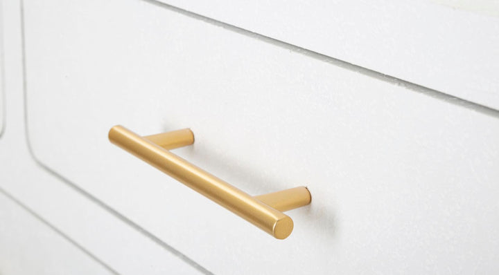 Konsolbord i mdf og jern – 110x40x80 cm