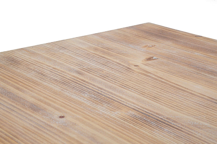 Bord i mdf og jern – 80x80x76 cm