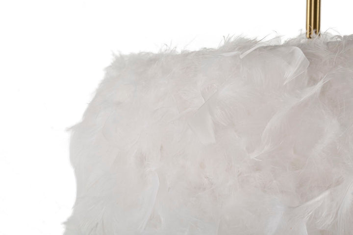 Glam lampe i jern og plast – 60x33x170 cm