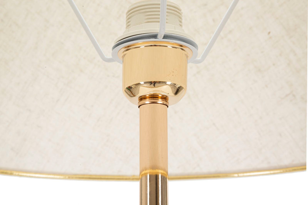 Glam lampe i jern, glas og stof – 45x165 cm