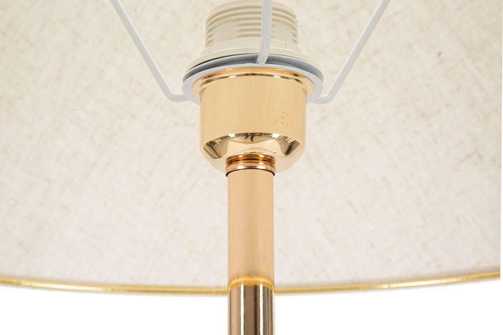 Glam lampe i jern, glas og stof – 45x165 cm