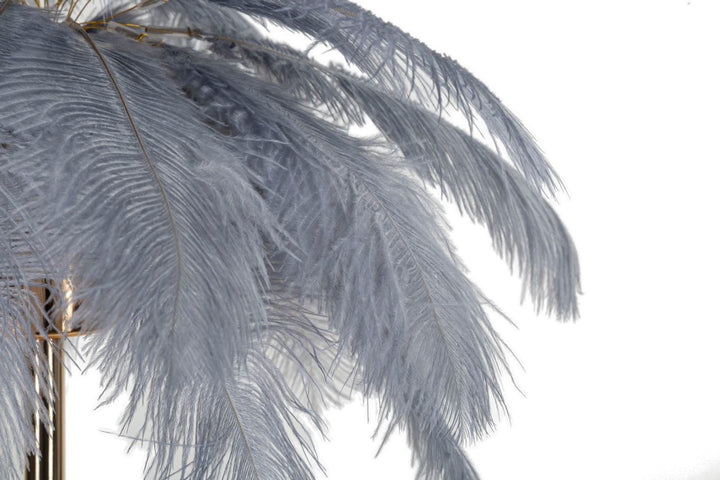 Glam bordlampe i guldfarve i jern og plast – 55x60 cm