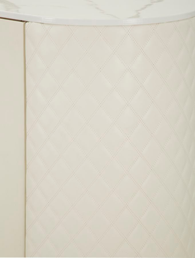 Glam kommode i guldfarve, træ, mdf, metal – 120x40x85 cm