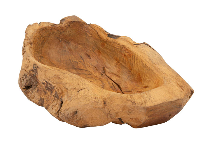 Bakke i teaktræ – 31x21x8 cm