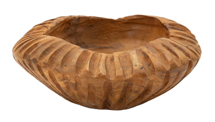 Bakke i teaktræ – 19x8 cm