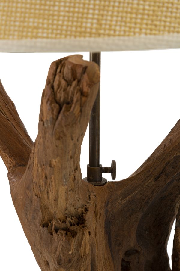 Lampe i træ – 35x80 cm