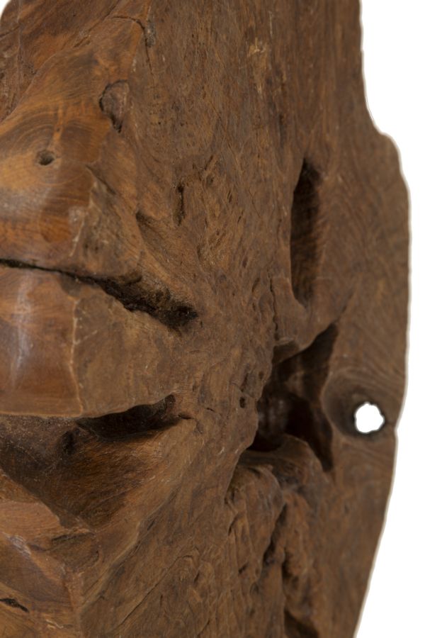 Lampe i teaktræ – 35x69 cm