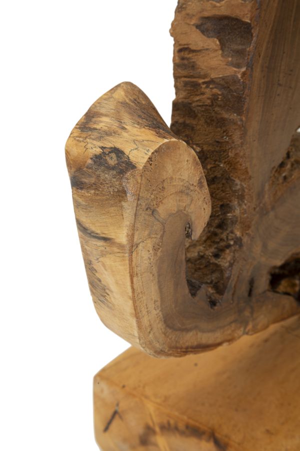 Skulptur i teaktræ – 31x13x35 cm