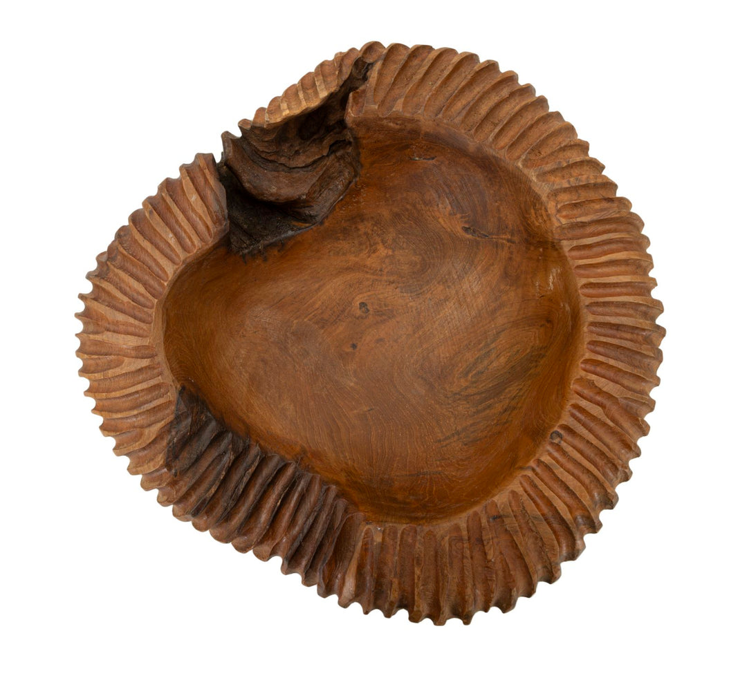 Bakke i teaktræ – 37x40x16 cm