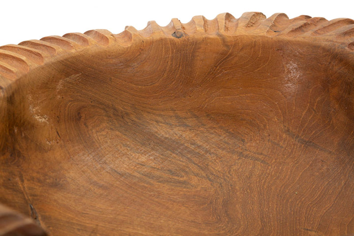 Bakke i teaktræ – 37x40x16 cm