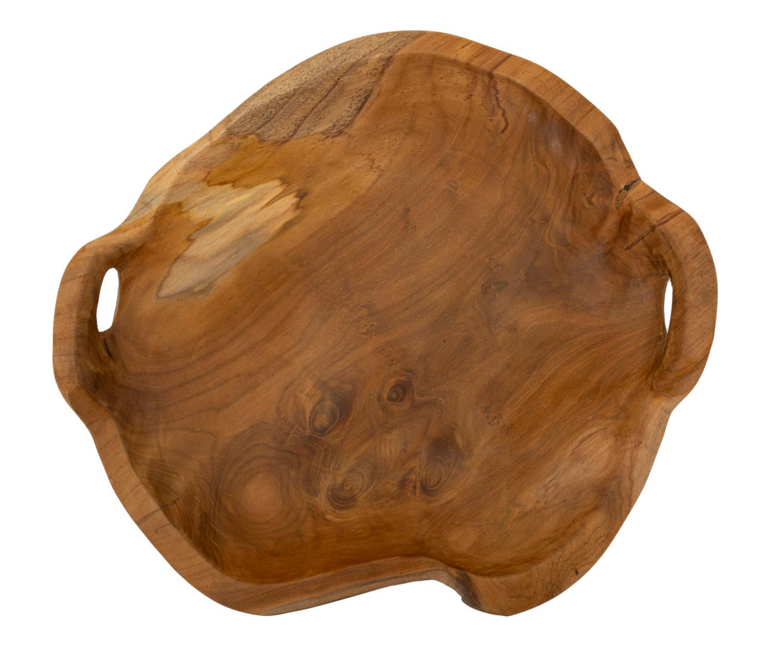 Bakke i teaktræ – 42x36x7 cm