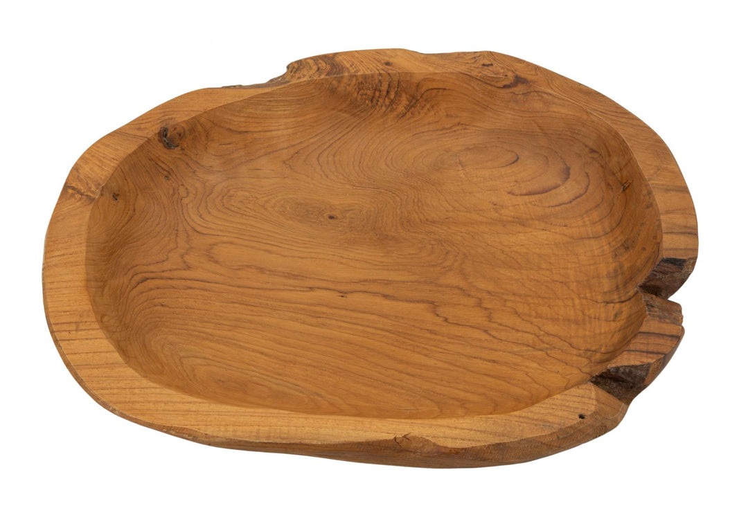 Bakke i teaktræ – 43x38x7 cm