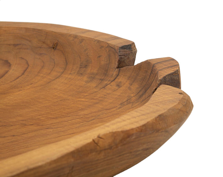 Bakke i teaktræ – 43x38x7 cm