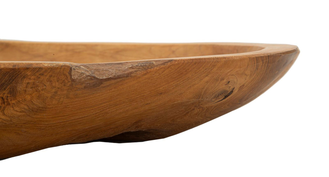 Bakke i teaktræ – 43x38x7 cm