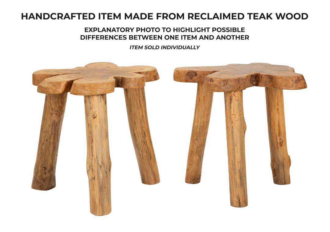 Bord, teaktræ – 50x47x50 cm