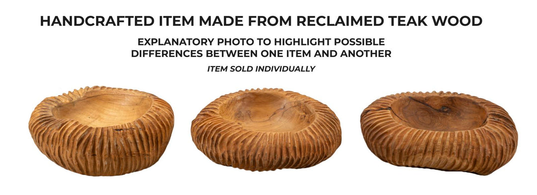 Bakke i teaktræ – 32x11 cm