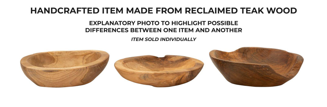 Bakke i teaktræ – 25x5 cm