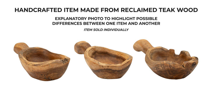 Bakke i teaktræ – 36x16x8 cm