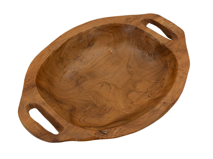 Bakke i teaktræ – 37x26x5 cm