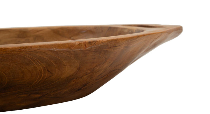 Bakke i teaktræ – 37x26x5 cm