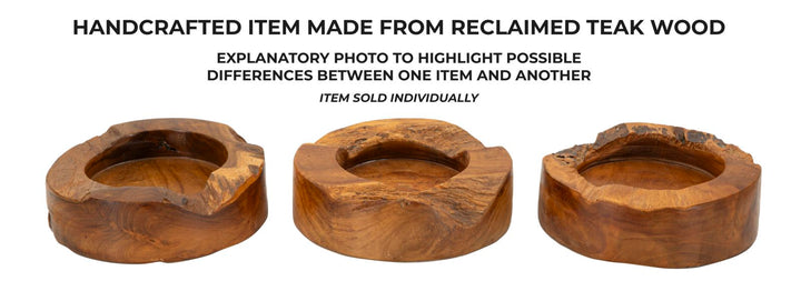 Bakke i teaktræ – 21x6 cm